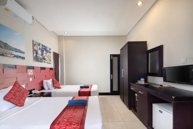 غرفة ديلوكس بسريرين منفصلين، Legian Village Beach Resort 5/9
