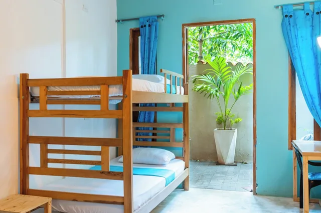 غرفة كومفورت رباعية بسرير بطابقين وسرير كوين، Tayrona Juancho House Hostel 4/4