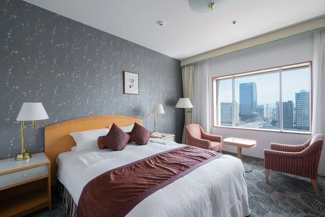 غرفة قياسية بسرير مزدوج، Hotel Okura Niigata 1/2