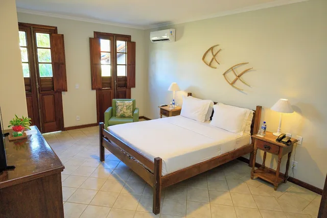 غرفة قياسية بسرير مزدوج في المبنى الرئيسي، Vila Angatu Eco Resort and Spa 3/5