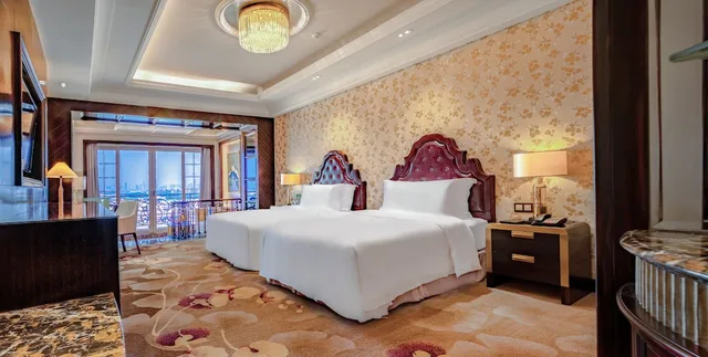 Castle, Twin Beds, River View، Chateau Star River Guangzhou Hotel 2/5