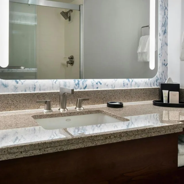 غرفة بسرير كينج بإطلالة، Westchester Marriott 5/6