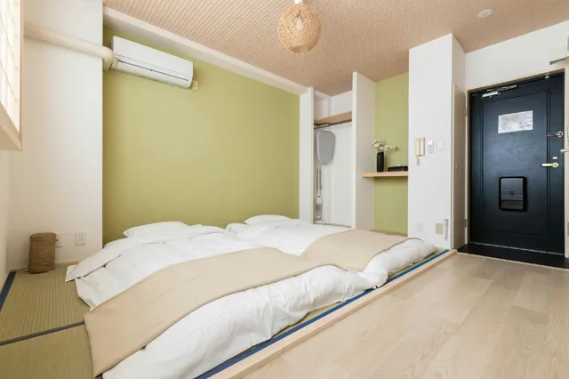 غرفة يابانية بسريرين منفصلين وفرشتي فوتون، Guest House MiYaBi 1/1