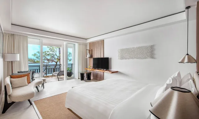 جناح سيغنتشر بسرير كينج بإطلالة على البحر، Shangri-La Le Touessrok, Mauritius 1/7