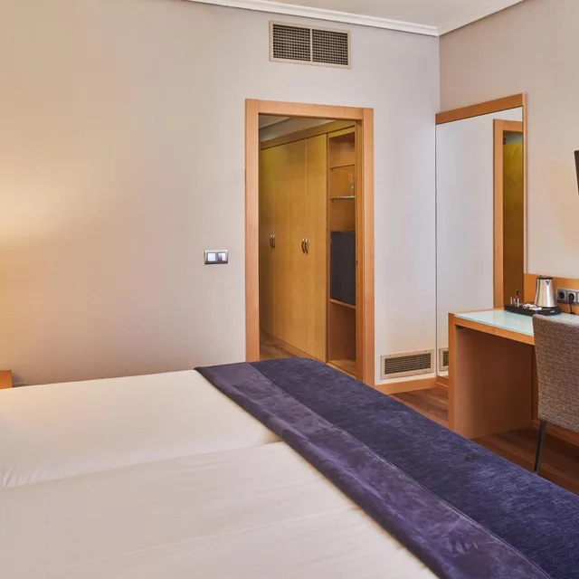 غرفة قياسية بسرير مزدوج مع سرير إضافي، Silken Ciudad de Vitoria Hotel 5/7