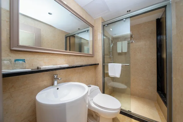 غرفة كومفورت بسرير كوين بإطلالة على الحديقة، Cheermay Hotel Guangzhou Panyu Shiqiao Aoyuan Plaza 4/4