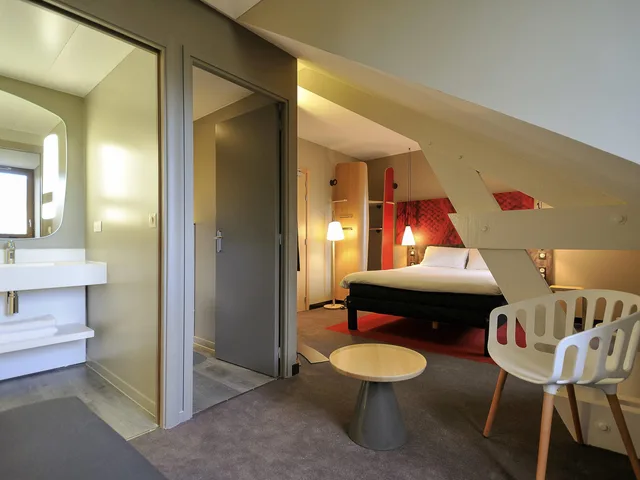 غرفة عائلية بسرير كينج مع أريكة، Ibis Maisons Laffitte 8/8
