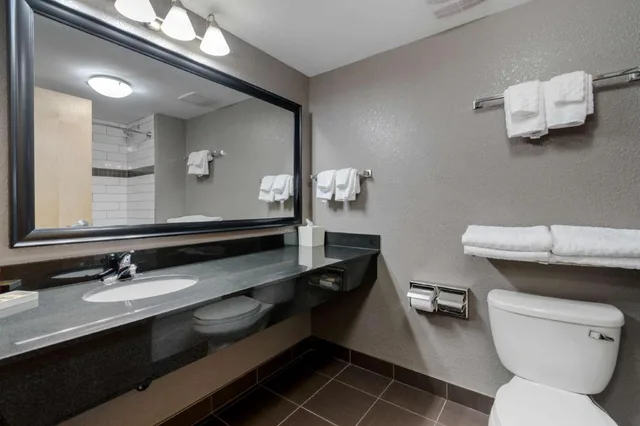 غرفة بسرير كينج مع أريكة يُسمح فيها بالحيوانات الأليفة، Best Western Plus Eastgate Inn Suites 7/7