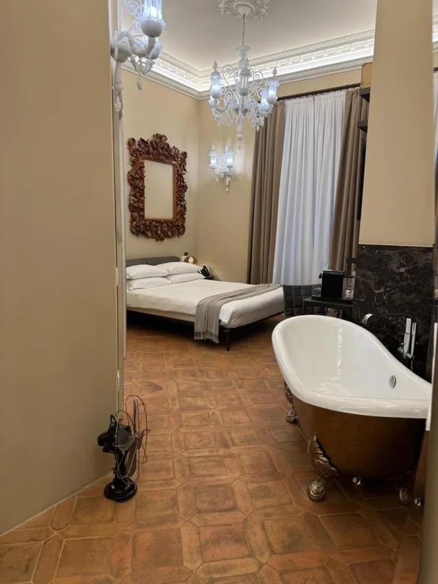 غرفة ديلوكس بسرير كينج في الملحق، Hotel Delle Nazioni 10/10