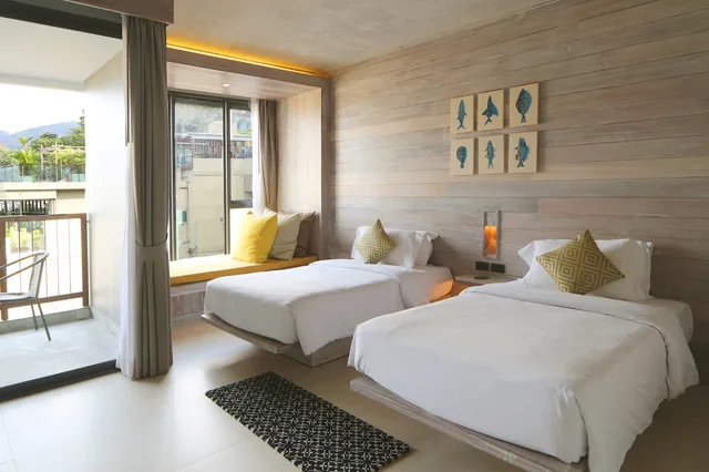 غرفة ديلوكس بسرير مزدوج أو سريرين منفصلين، Dinso Resort 9/10