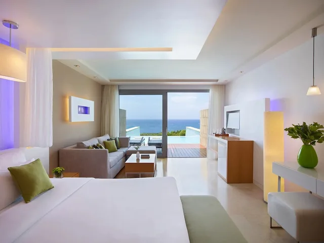 Amus, Suite, Double Bed, Sea View, Sofa, Private Pool، Amus Hotel and Spa 1/2