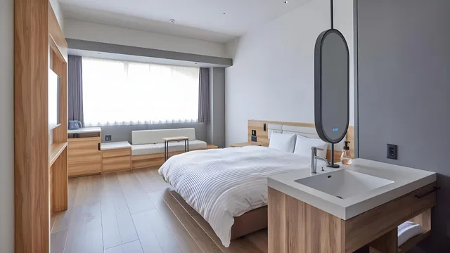 غرفة بسريرين منفصلين في طابق مرتفع في المبنى الرئيسي، Southern City Hotel 1/1