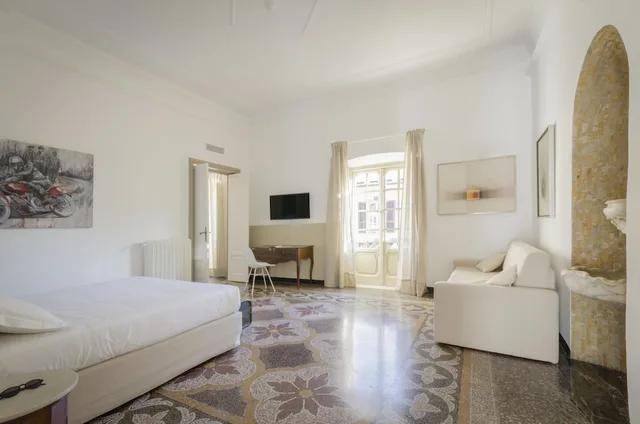 جناح بسريرين كوين بغرفتي نوم مع أريكة، Genova46 Suites & Rooms 1/4