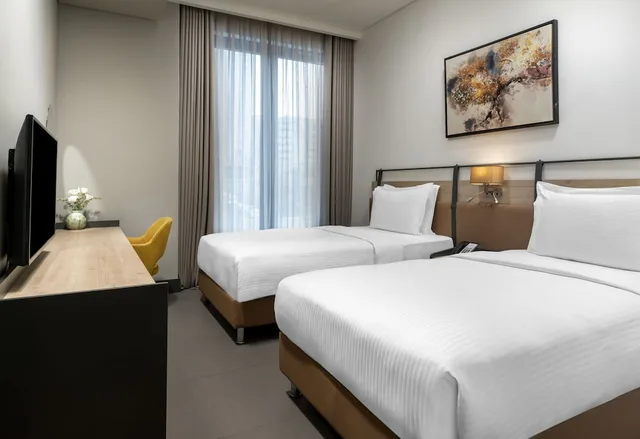 جناح فاخر بسريرين منفصلين، Bomonti Suites 1/1