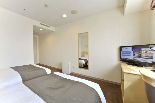 غرفة بسريرين منفصلين، Yamagata Kokusai Hotel 2/2
