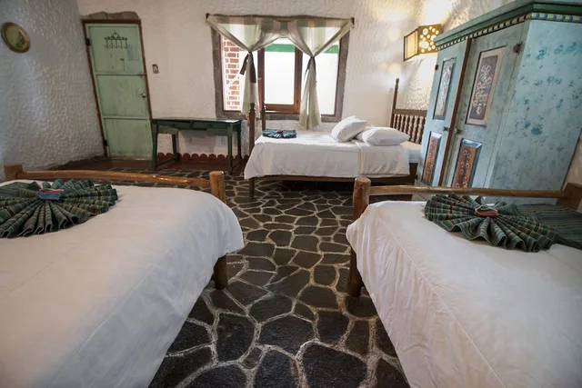 غرفة ثلاثية بسرير مزدوج، ECO HOTEL UXLABIL ATITLAN 3/7