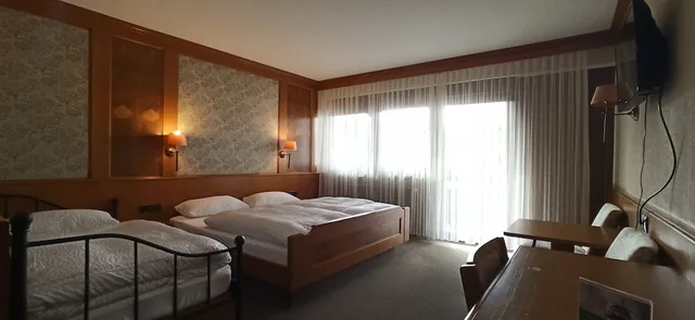 Retro, Comfort, Family, 1 Double and 1 Single Bed, Balcony، Hotel Waldblick 3/10