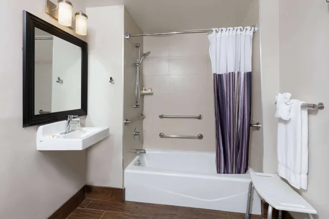 غرفة ديلوكس بسرير مزدوج لذوي الإعاقة، La Quinta Inn & Suites by Wyndham New York City Central Park 5/8
