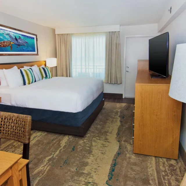 Room, King Bed, Ocean Front, Balcony، Guy Harvey Resort St. Augustine Beach 3/8