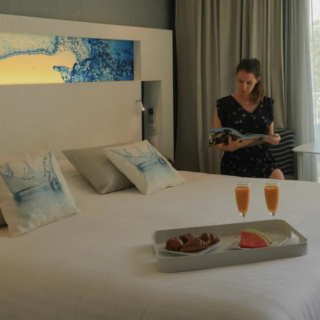 غرفة بسرير مزدوج بإطلالة على البحر، Hotel Josse 5/6