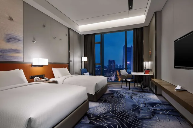 غرفة بسريرين منفصلين، Hilton Guiyang Hotel 8/11