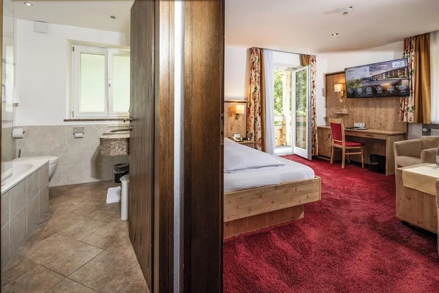 غرفة كومفورت مفردة بسرير فردي، Hotel Alpenhof 9/9