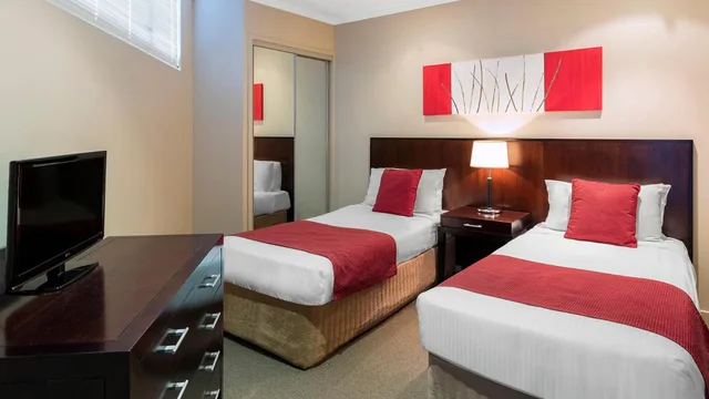 شقة بريميير بإطلالة على البحر بغرفتي نوم، Oaks Hervey Bay Resort and Spa 9/10