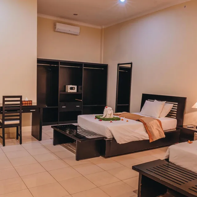 غرفة قياسية بسرير مزدوج أو سريرين منفصلين، Ocean View Tulamben Dive And Resort 9/10