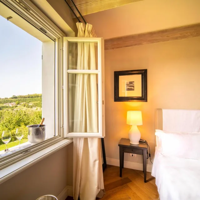 غرفة ديلوكس بسرير مزدوج أو سريرين منفصلين، Relais Villa D'Amelia 7/10