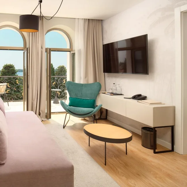 جناح بريميوم بإطلالة على البحر بشرفة، Hotel Moeesy Blue Green Oasis Ex Croatia Hotel Hvar 4/6