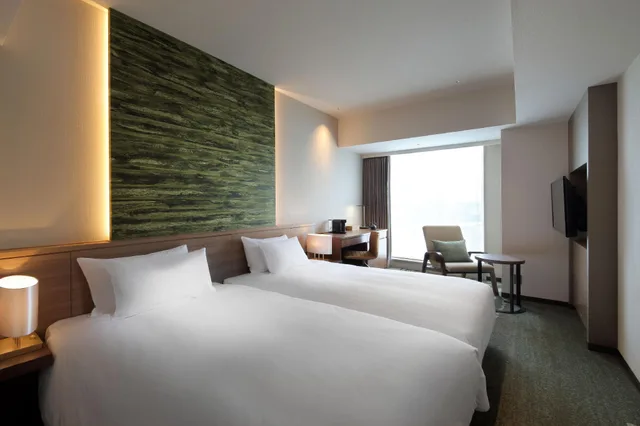 غرفة بسريرين مزدوجين، Hotel Metropolitan Sendai East 1/1