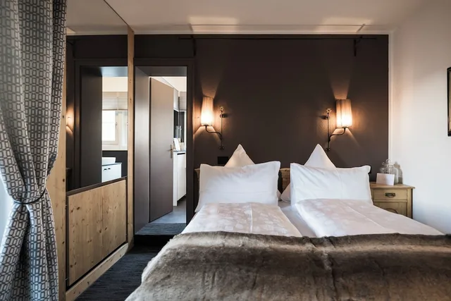 غرفة قياسية بسرير مزدوج أو سريرين منفصلين، Chalet Hotel Hartmann Adults Only 5/10