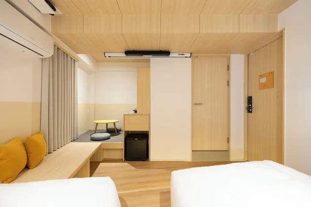 غرفة ديلوكس بسريرين منفصلين، Myeongdong Guesthouse Como 6/9