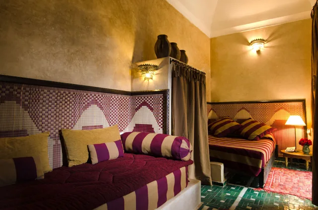 غرفة قياسية بسريرين منفصلين، Riad Vert 1/2
