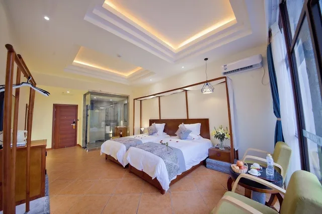 غرفة بريميوم بسريرين منفصلين، Guilin Crystal Crescent Moon Hotel 3/10