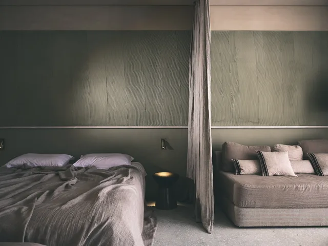 جناح جونيور بسرير كوين بشرفة مع أريكة، Ekies all Senses Resort 9/10
