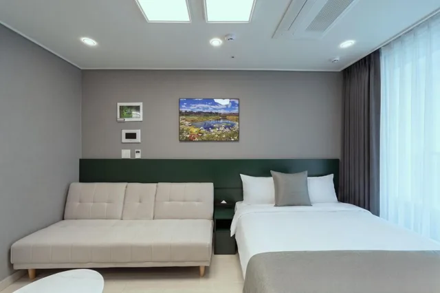 غرفة ديلوكس بسرير مزدوج، Bella Stay Hotel Chuncheon 3/10