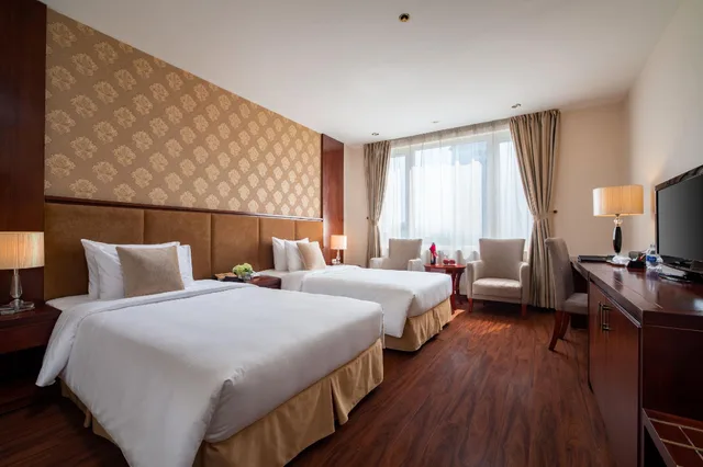 غرفة ديلوكس بإطلالة على المدينة، Hotel Nesta Hanoi 1/1