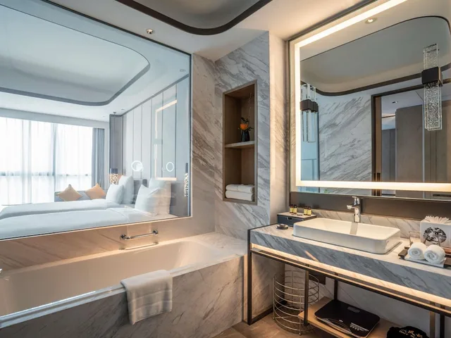 غرفة سوبيريور بسريرين منفصلين، Pullman Suzhou Zhonghui 6/7