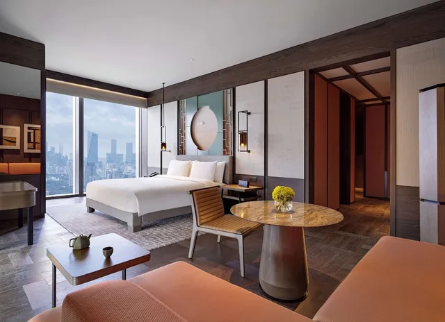 غرفة ديلوكس بسرير كينج، Park Hyatt Shenzhen 3/4