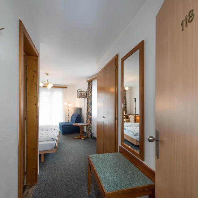 Room, Double Bed, Partial Mountain View, Balcony or Terrace، Hotel Rhodania 8/10