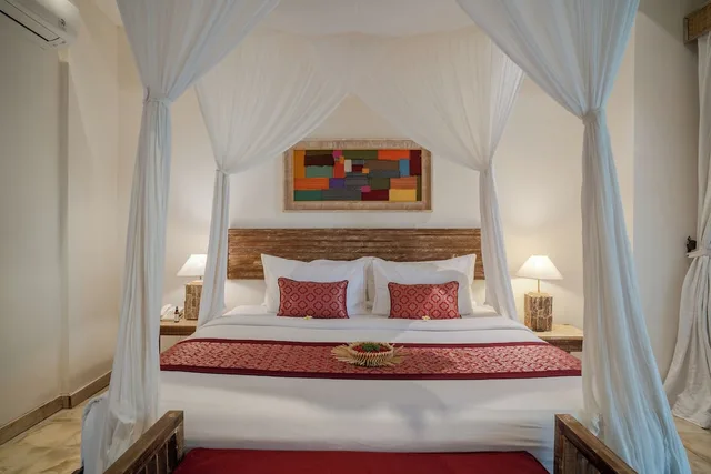 غرفة ديلوكس بسرير فردي بإطلالة على الحديقة، Puri Gangga Resort 1/10