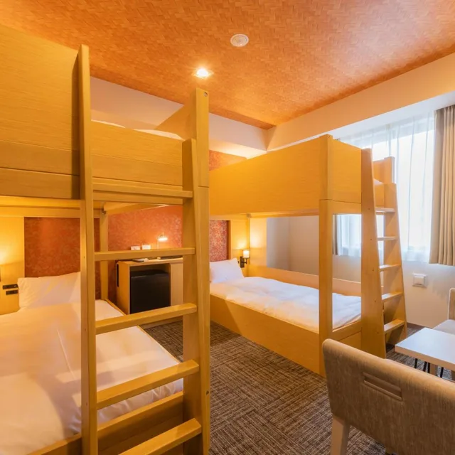 غرفة رباعية بسرير بطابقين، Tosei Hotel Cocone Asakusa 1/2
