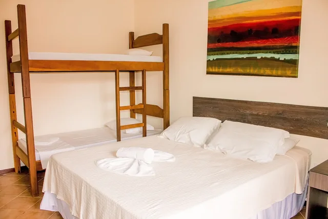 Standard, 1 Queen and 1 Bunk Bed, Sea Front، Pousada Canto Grande 1/2