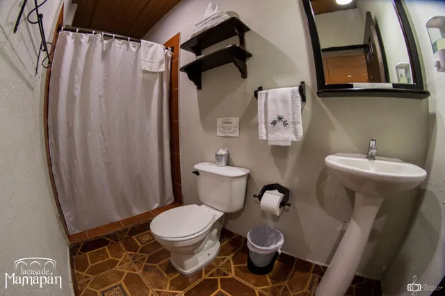 غرفة كلاسيكية بسريرين مزدوجين بحمام خاص، La Casa de Mamapan 8/10