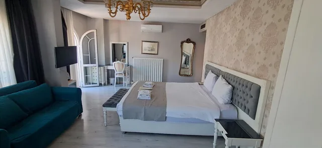 غرفة ديلوكس بسرير مزدوج بإطلالة على البحر بشرفة، Albatros Premier Hotel 3/5