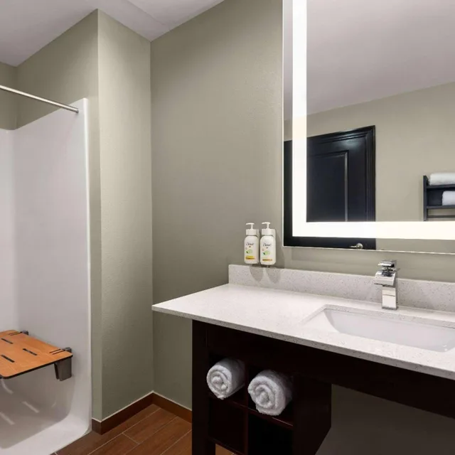 غرفة بسرير كينج بحوض استحمام لذوي الإعاقة، Holiday Inn Laval Montreal 9/10