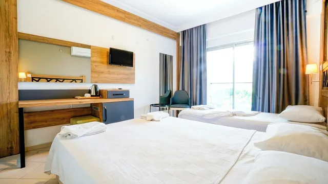 غرفة قياسية كبيرة بسرير مزدوج وسرير فردي، Istanbul Beach Hotel 1/4