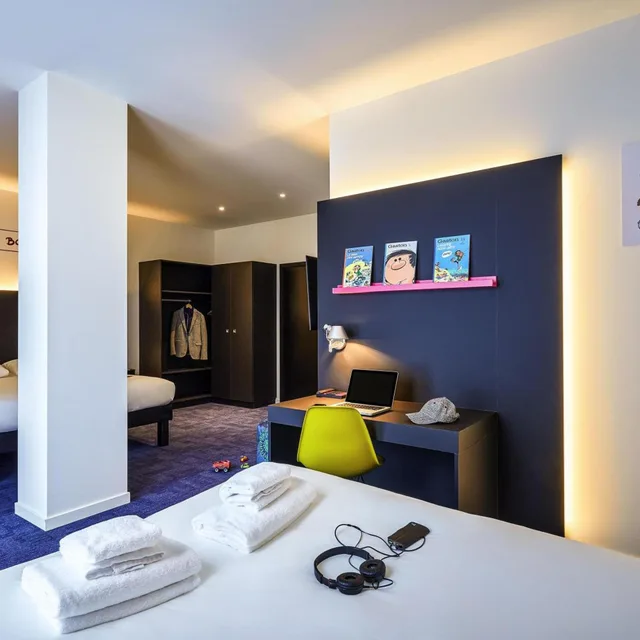 غرفة بريميوم بسرير كوين مع أريكة، Ibis Styles Liege Guillemins 2/10