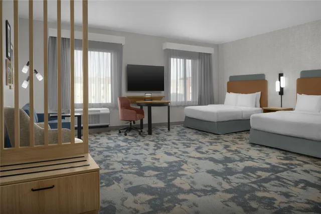 جناح بسريرين كوين بحوض استحمام لذوي الإعاقة، Hampton Inn And Suites Phoenix Glendale Westgate Az 2/7